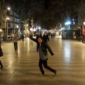 Solo Female Travel Podcast 14 Solo female traveler in Barcelona
