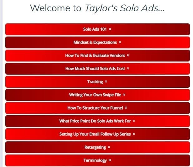 free solo ads training