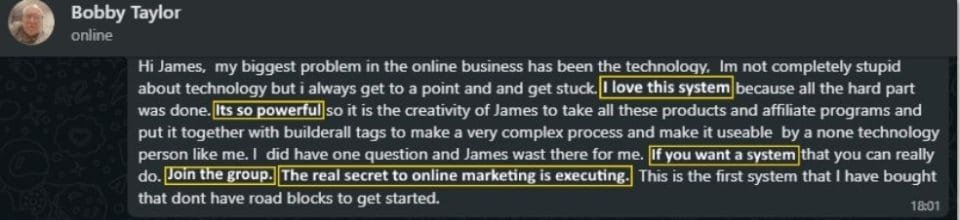 Massive Affiliate Blueprint Review– Can Transform You into a Highly Paid Affiliate 5 MAB testimonial